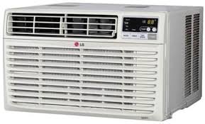 It is equipped with casters that allow for easy movement to the spaces that need chilling, this portable ac unit also includes a remote control for easy temperature, fan speed and timer adjustments from across the room. Lg Lw8012erj 8 000 Btu Window Air Conditioner With 10 8 Eer 2 5 Pts Hr Dehumidification 24 Hour Timer Auto Restart Energy Saver And Remote Control