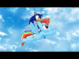 V=jo8d3l… sonic the hedgehog series belong to sega and sonic team my little pony : So Uh I Made A Video Where Sonic Flies On Rainbow Dash Like A Hoverboard Mylittlepony