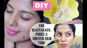 diy scrub for blackheads uneven skin