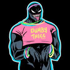 Venom: Dumby Thicc Sticker - Etsy Singapore