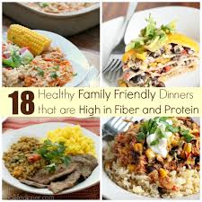 Foods with fiber are really good for you and your bowels! High Fiber And Protein Dinner Ideas Real Life Dinner