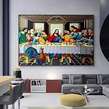 Big Size The Last Supper Famous Canvas