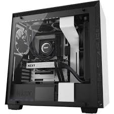 nzxt h700i mid tower case white