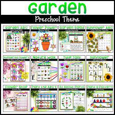 garden math activities for preers