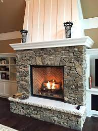 Stone Ventless Gas Fireplace Inserts