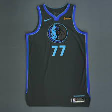 Overnight we saw two more new nba city edition jerseys leaked to social media, the brooklyn nets and dallas mavericks. Luka Doncic Dallas Mavericks Game Worn City Edition Jersey 2018 19 Season Nba Auctions