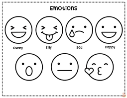 de emociones con emociones para colorear
