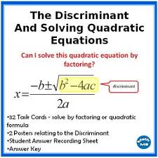 Solving Quadratic Equations And Finding