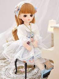 princess doll toy with abs resin