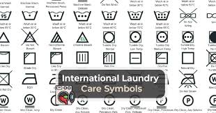 international laundry care symbols