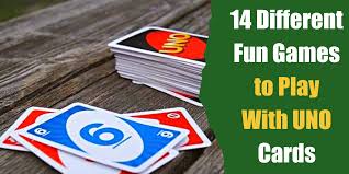 fun games to play with uno cards