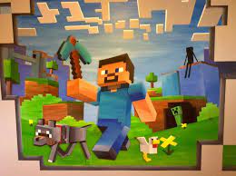 Minecraft Mural Disney Wall Murals