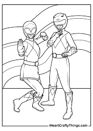 Year old girl pepper mintz rainbow rangers. Printable Power Rangers Coloring Pages Updated 2021