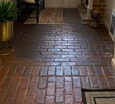 replace old brick kitchen floor