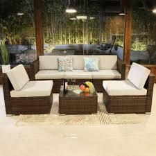 Patio Furniture Sets 6 Pcs Outdoor