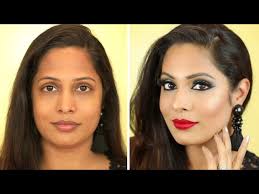 how to do party makeup at home step