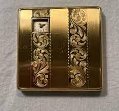 vtg illinois watch case co compact w