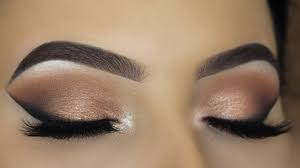 smoked winged liner eye makeup tutorial