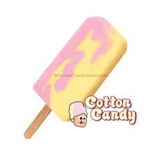 Cotton Candy Ice Cream Bar gambar png