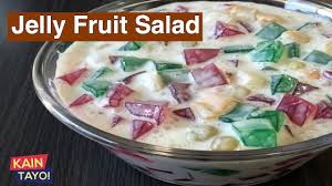 jelly fruit salad gulaman fruit salad