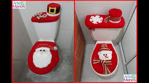Santa viene más temprano este año para traerte regalos. Como Hacer Juegos De Bano Para Navidad Santa Claus Y Muneco De Nieve Youtube