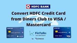 convert hdfc credit card from diners