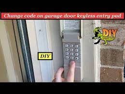 garage door keyless entry pad