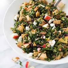 en kale wild rice salad