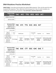 Work power and energy worksheets answers. Dna Mutations Practice Worksheet