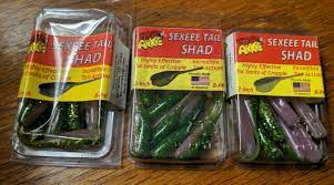 Lot of 3 Arkie Sexeee Tail Shad, Electric Chick Shad STS-4, 8 Count, Made  in USA | eBay