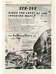 1943 HALLICRAFTERS SCR-299 Mobile Communications Unit WWII Vintage Print Ad  1 | eBay
