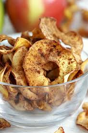 cinnamon air fryer apple chips easy