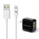 Apple Certified Lightning Cable 3ft with Dual Port USB Charger PrimeCables