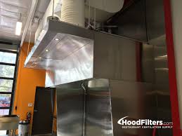commercial kitchen hood and fan system