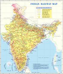 indian railway map n d