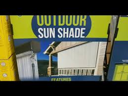 Costco Outdoor Sun Shade 8 X8 Hand
