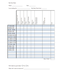 Behavior Chart With Goal Doc Behaviour Chart Behavior