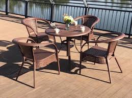 Tea Table Balcony Garden Leisure Chairs