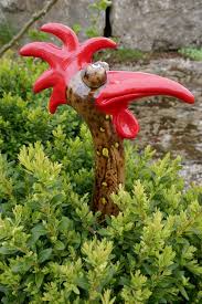 Garden Stake Ceramic Rooster Rooster