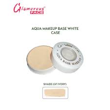 glamorous face aqua makeup base white