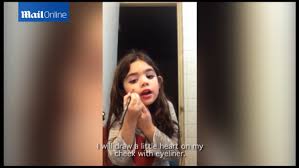 5 year old creates makeup tutorial