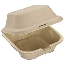 Recyclable if free of food. Amazon Com Biodegradable Grease Proof 6x6 Clamshell To Go Box 25pk Disposable Microwavable Take Out Container With Hinged Lid Bulk Eco Friendly Carryout Boxes Great For Parties Restaurants And Food Trucks Industrial Scientific