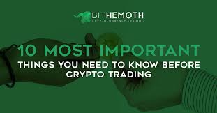 I know many feel they have missed their opportunity to profit from the crypto market, but the opposite is true. 10 Most Important Things You Need To Know Before Crypto Trading By Bithemoth Exchange Bithemoth Exchange Medium