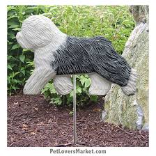 old english sheepdog statue pet