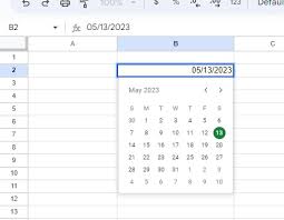how to insert date in google sheets