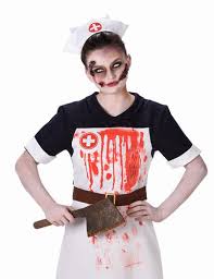 gorey zombie nurse womens fancy dress