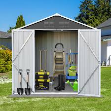 6 x 4 outdoor metal storage shed