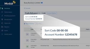sort code and account number