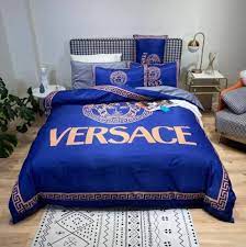 Blue Background Bedding Set King Size