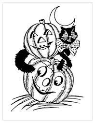 Vintage halloween coloring book pages. Halloween Coloring Pages Hallmark Ideas Inspiration